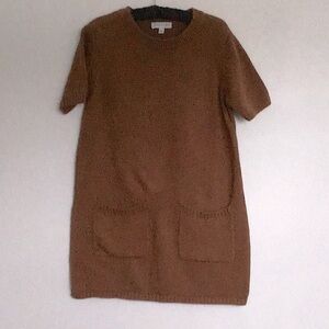 Camel Fall Pocket Sweater Dress - She + Sky Brand